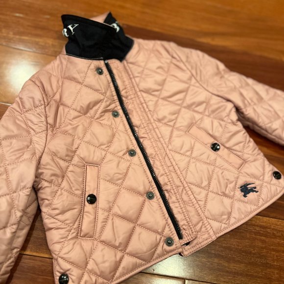 Burberry Mini Lyle Kids Quilted Snap Jacket - Picture 2 of 6